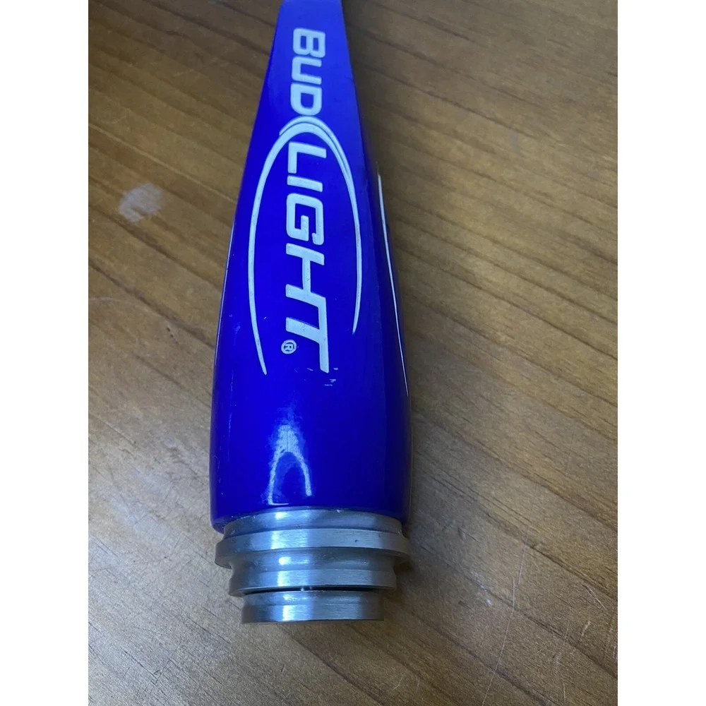 Bud Light Blue Beer Tap Handle Screw On Handle Bar Ware Man Cave